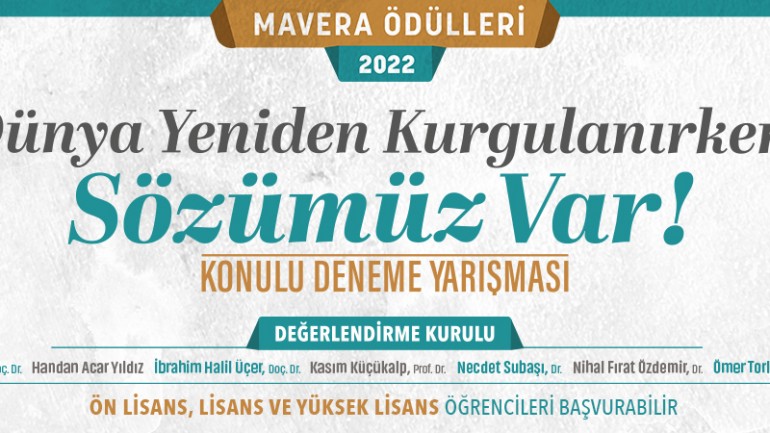 MAVERA ÖDÜLLERİ 2022 BAŞLIYOR