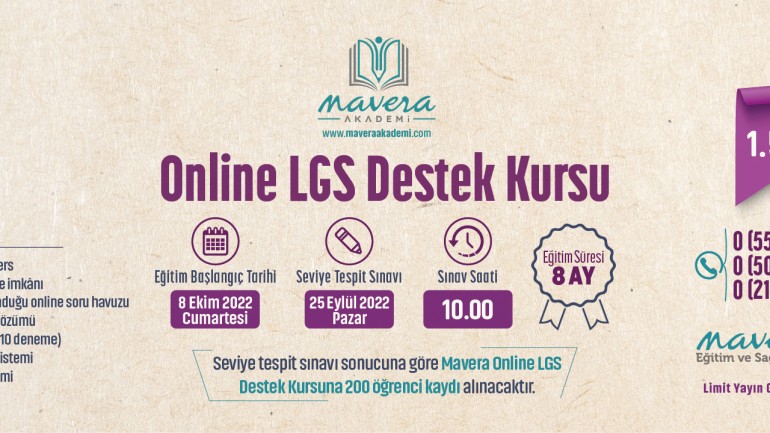 Online LGS Destek Kursu