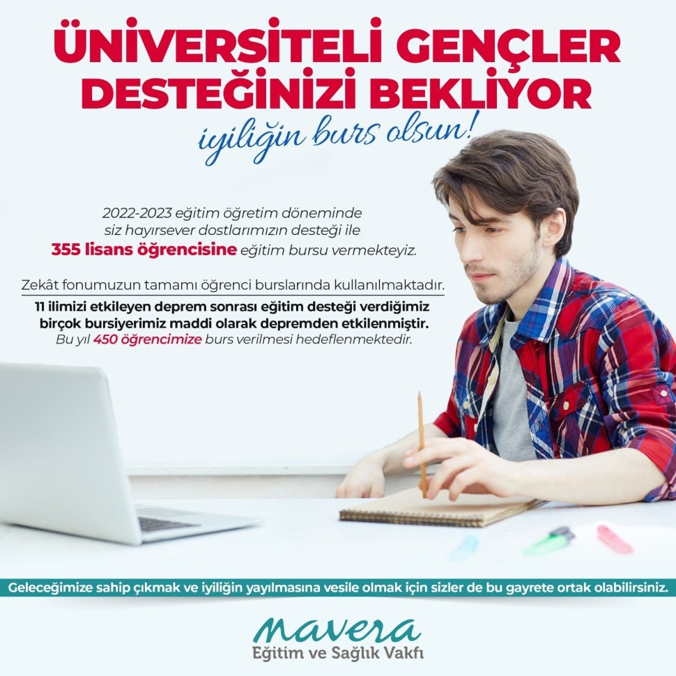 ÜNİVERSİTELİ GENÇLER DESTEĞİNİZİ BEKLİYOR